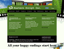 Tablet Screenshot of easternscript.com